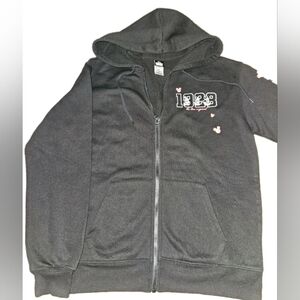 Disney Black Hoodie with Pink Details